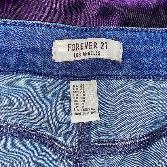 Forever 21 Blue Denim Jeans - Picture 5 of 5